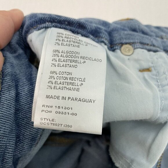 NWT Good American Good Curve Straight Jeans Stretch Denim Light Wash size 4/27 - Picture 11 of 11